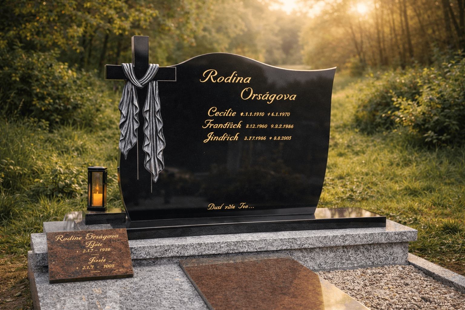 Pomník z přírodního kamene